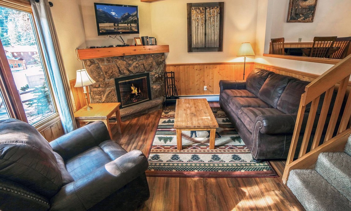Estes Park Cabin | 1 bedroom, 1 bath attached cabin, kitchen, wood burning fireplace