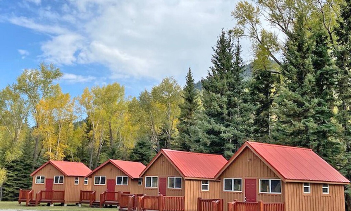 Alamosa Cabin | AIYM Camp Riverfront Cabin #1. In the Rio Grande National Forest, Alamosa Canyon
