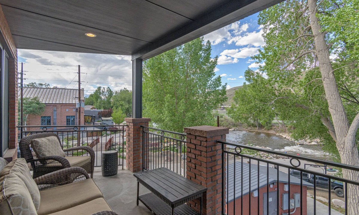 Salida Condo | Best location in Salida! 2 River front decks, looks over Arkansas River Playhole!