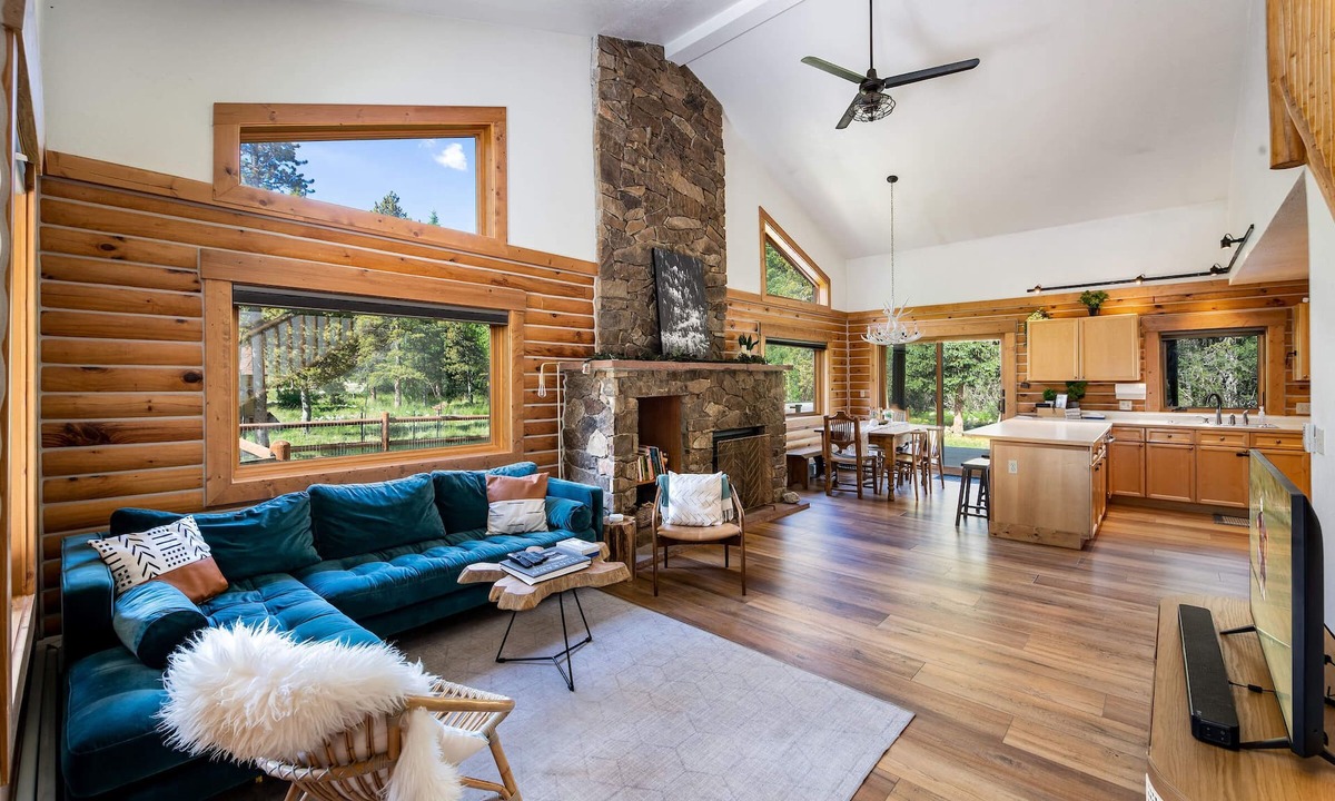 Blue River House | Cabin On The Blue Home: On River, Hot Tub, Views