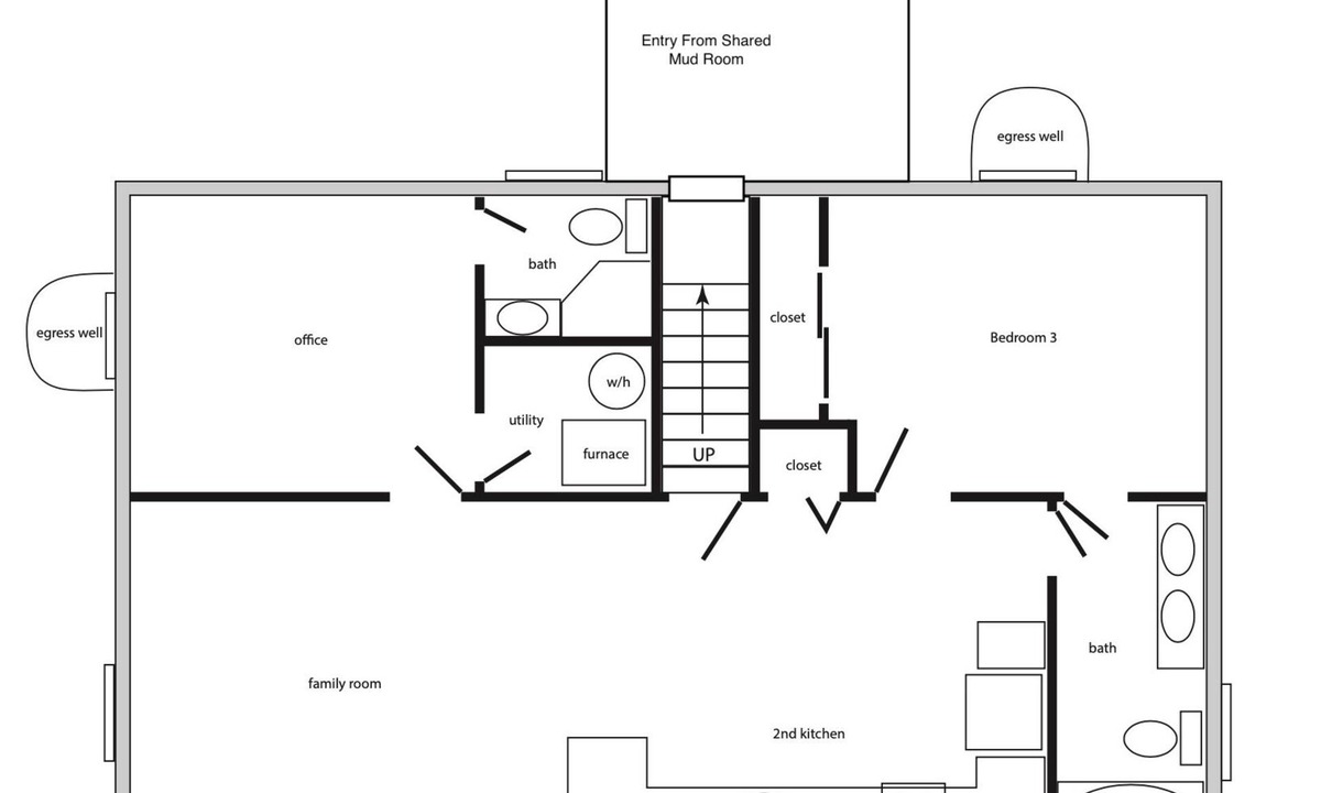 Barnum West Apartment | Chic 2 br 2 ba Basement unit with WiFi, AC in Barnum West near Sloan Lake Balmar