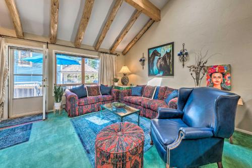 Cloudcroft House | Eclectic Home w/Deck: 4 Miles to Ski Cloudcroft!