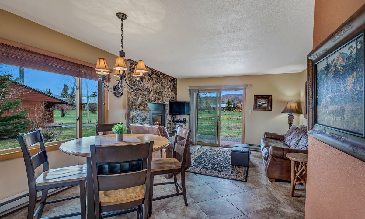 Clark Cabin | Enjoy the patio, pickleball or tennis while the kids play at the playground!