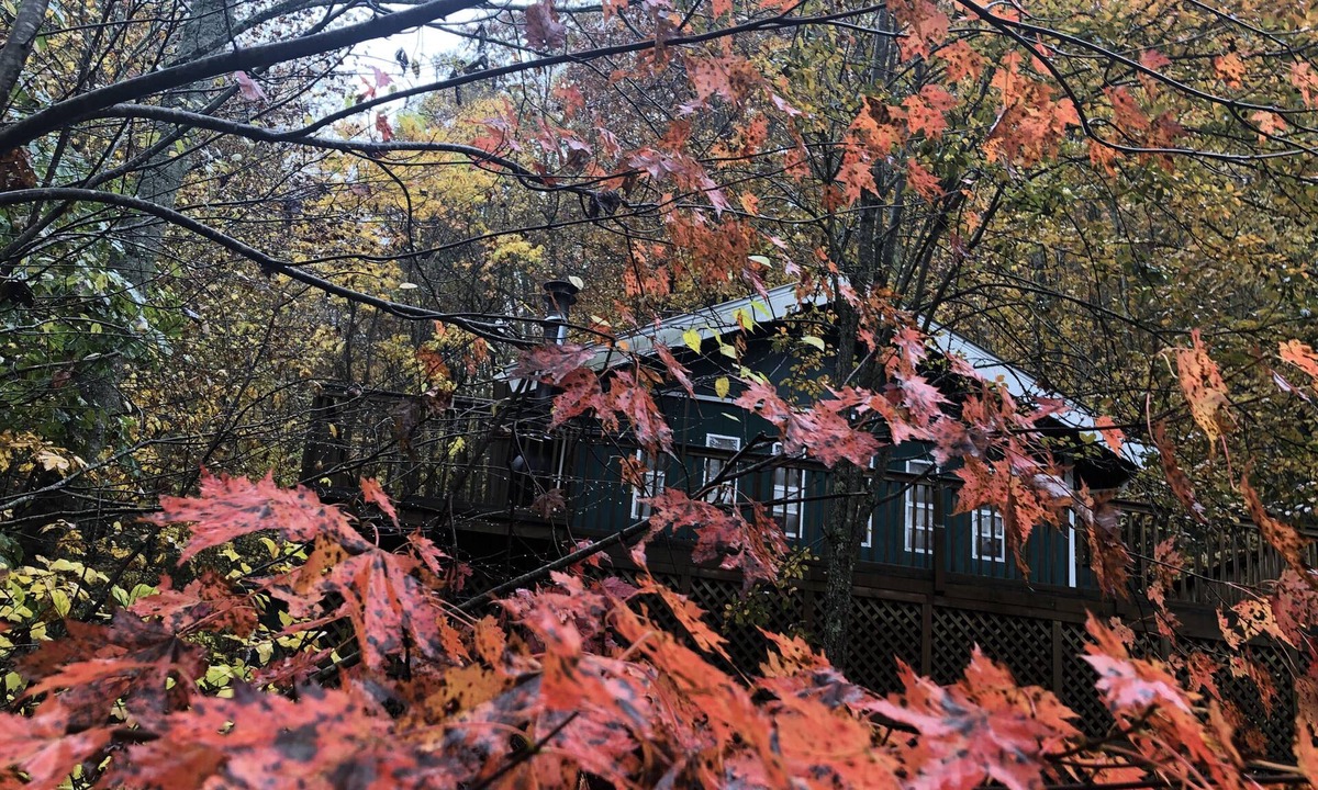 Cullowhee Cabin | Falling Leaf Cabin - a true cabin in the woods in a private setting