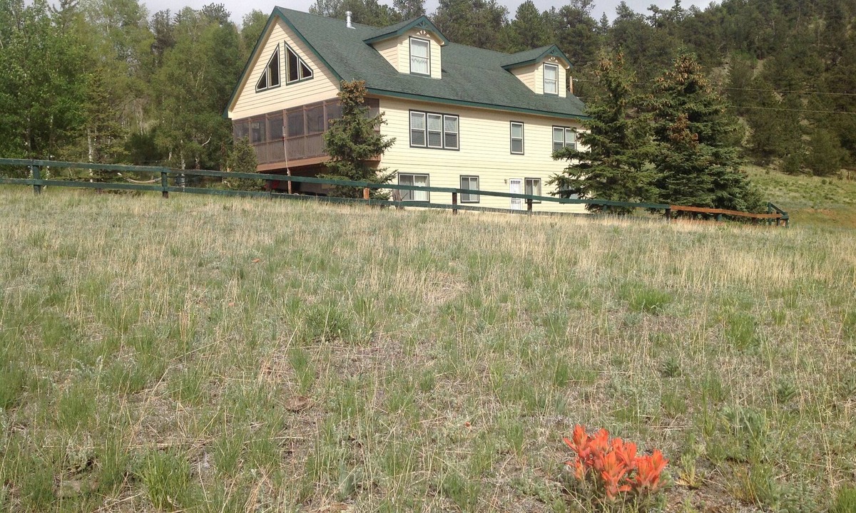 Tarryall House | Groups/families, River, Mtn, Fishing, hay ranch. Forest access and 100+ acres.