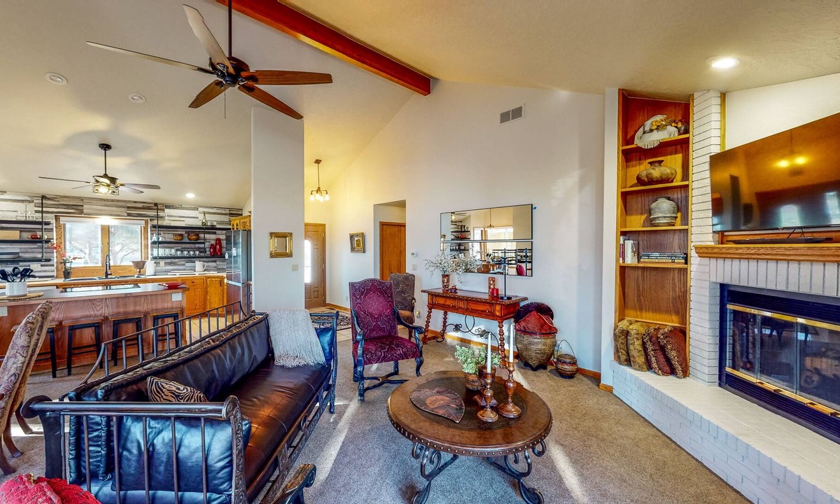 Greeley House | Lake-View Home with Gas Fireplaces, Deck & Grill, Dog-Friendly Yard