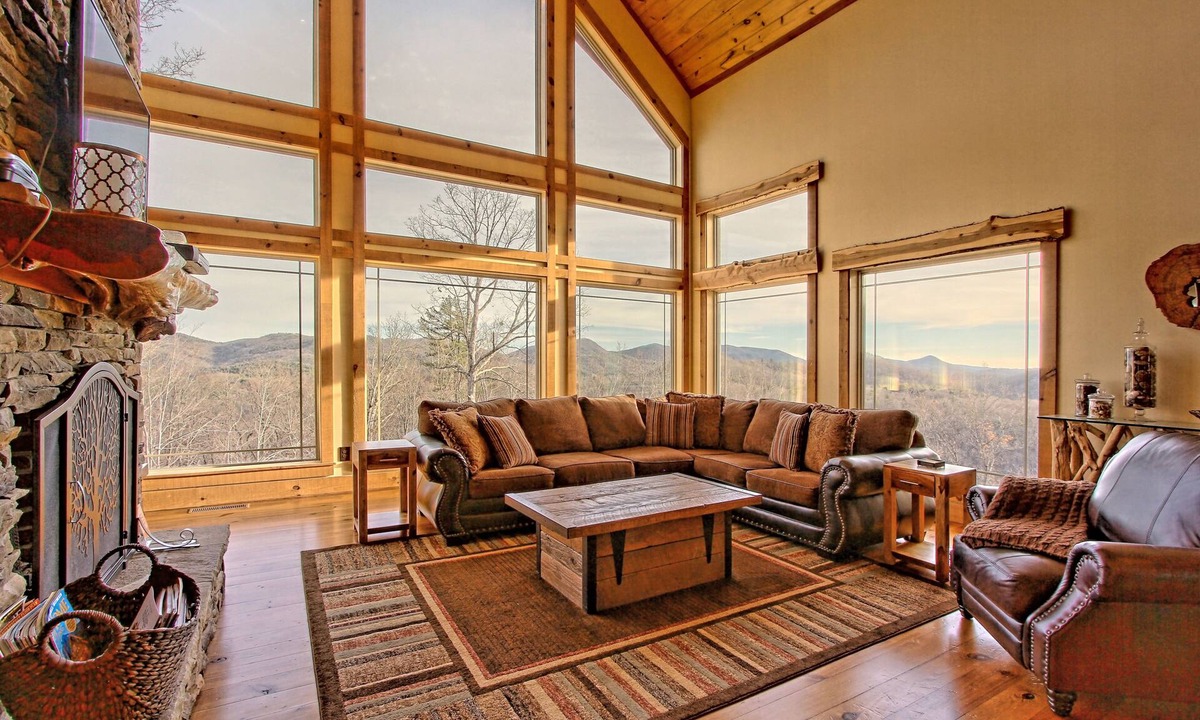 Clayton Cabin | Luxury, Long Range Views with Hot Tub & Firepit