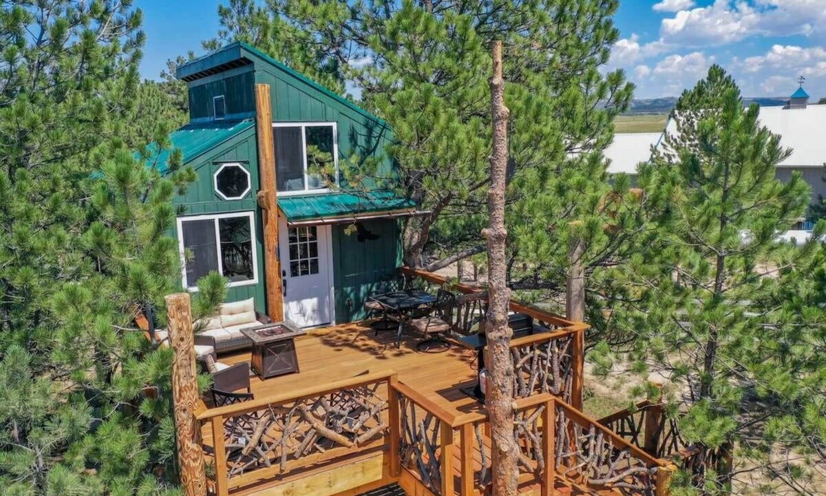 Larkspur Cabin | Mountainside Tree House Retreat