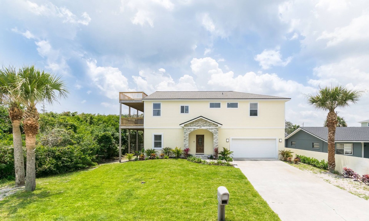Vilano Beach House | Ocean Views, Steps to Beach, All New, 2 Masters