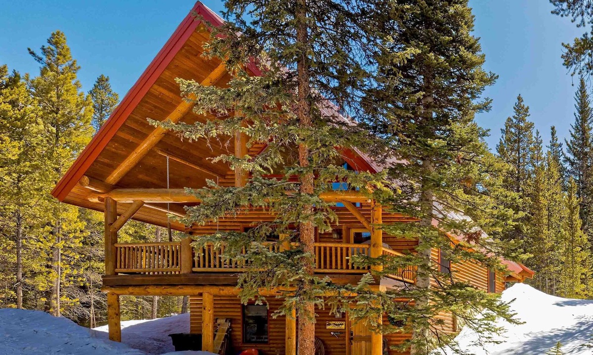 Breckenridge Park Estates Cabin | Romantic Rustic Cabin with Scenic Peak 8 Views, Hot Tub and 75" TV