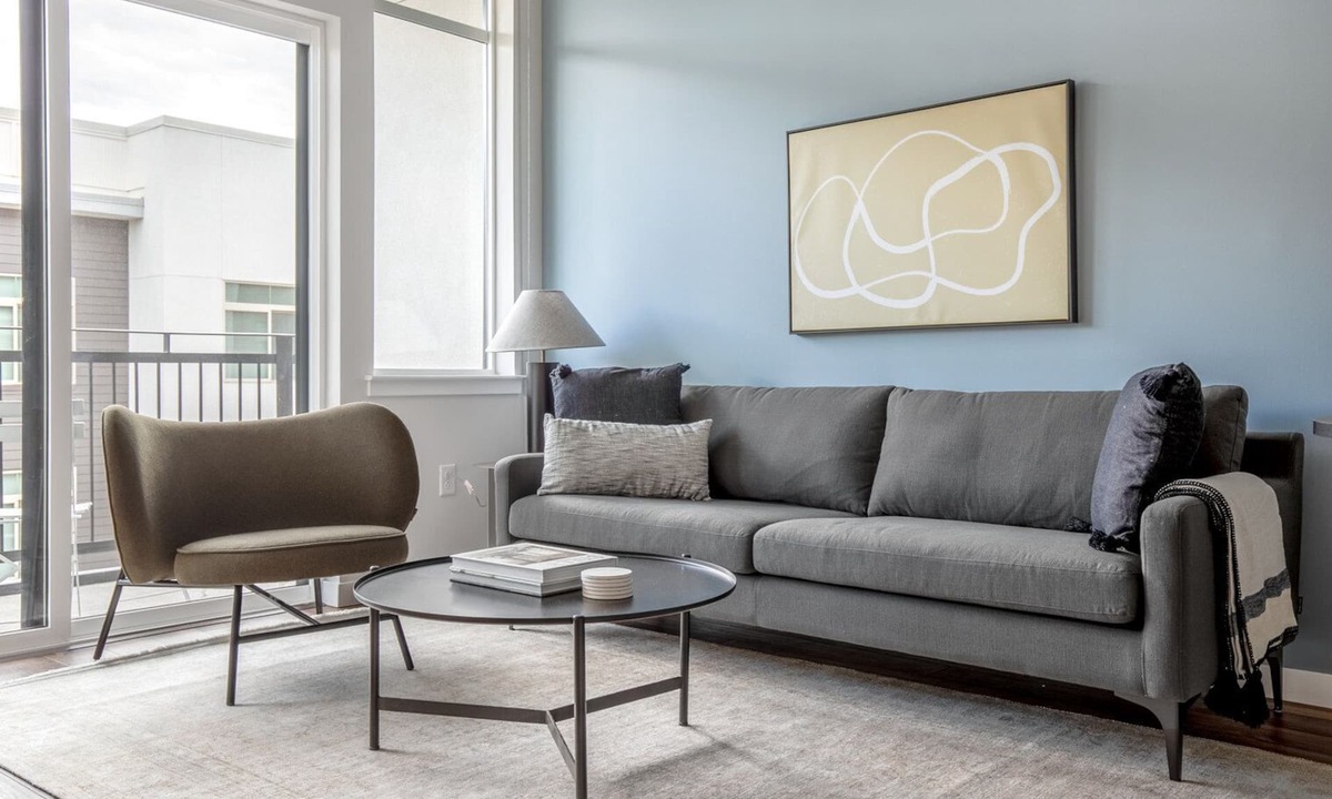 Transit Village Apartment | Sleek Boulder 1BR w/ Pool, W/D & Spa, nr Google Campus, by Blueground