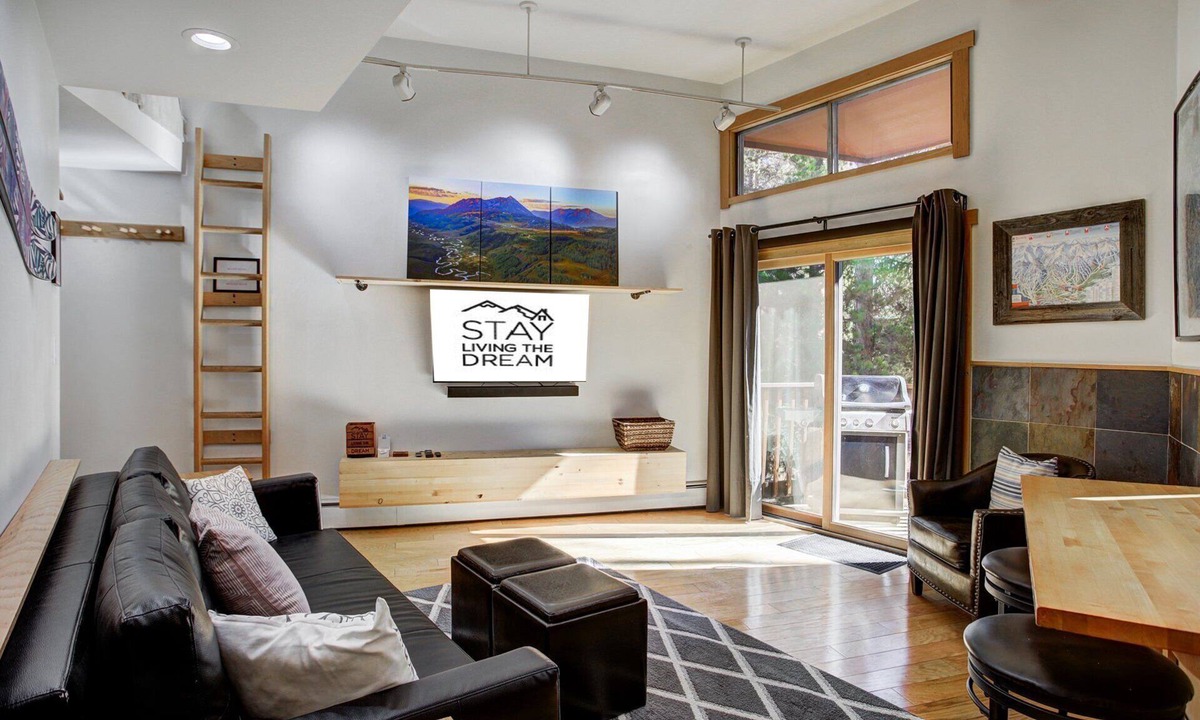 Peak 8 Condo | Slope Side Lodge Apt. Surrounded by Nature Steps to the Bus - Fast WiFi