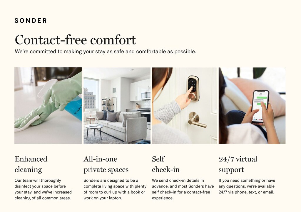 Uptown Apartment | Sonder | The Essex | Serene 1BR + Sofa Bed