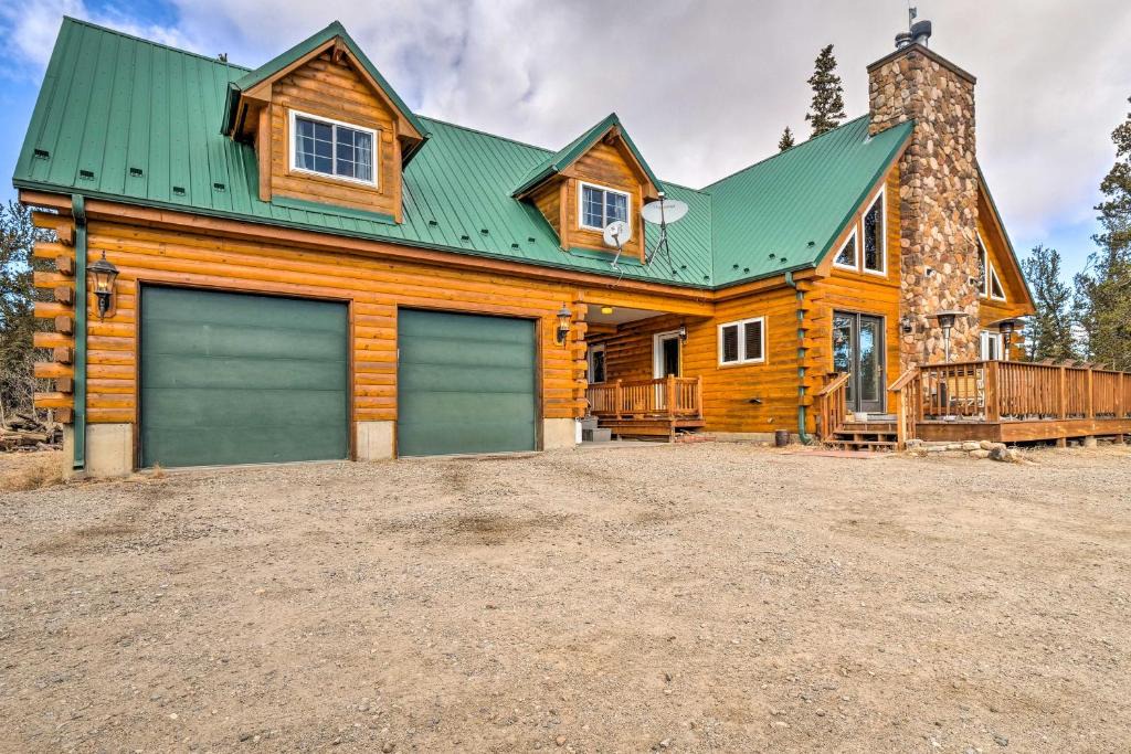 Warm Springs House | Spacious Fairplay Cabin with Deck and Dry Sauna!