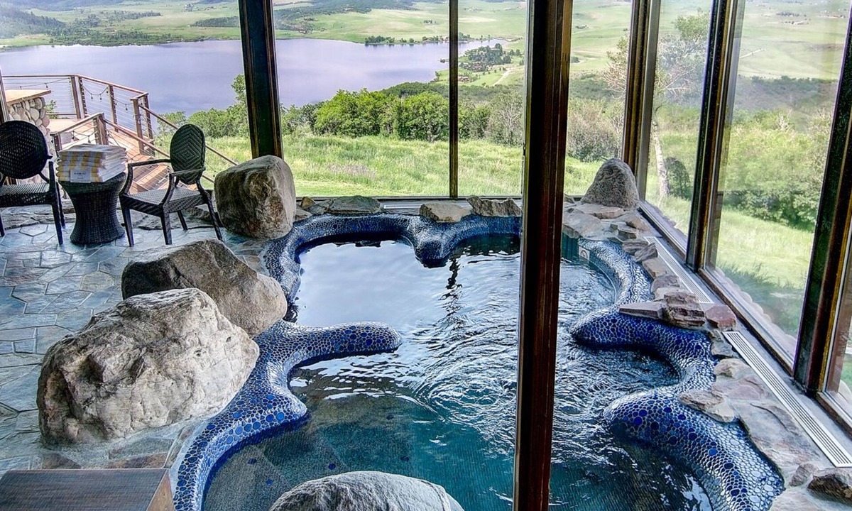 Steamboat Springs House | The Lodge at Bella Vista Estate: Private Pool, Indoor Grotto, Best Views in Area