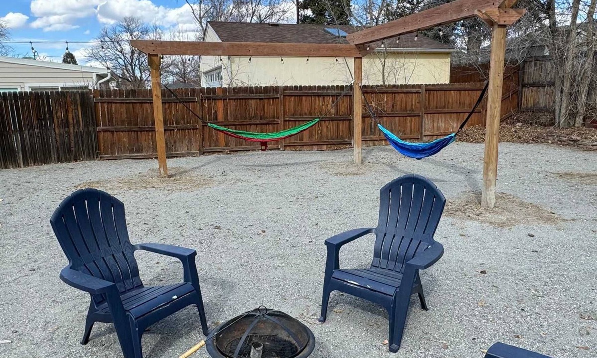 Virginia Village House | Updated 5-Bed Home w/Basement, Hammocks & Fire Pit Near I-25 and all things fun