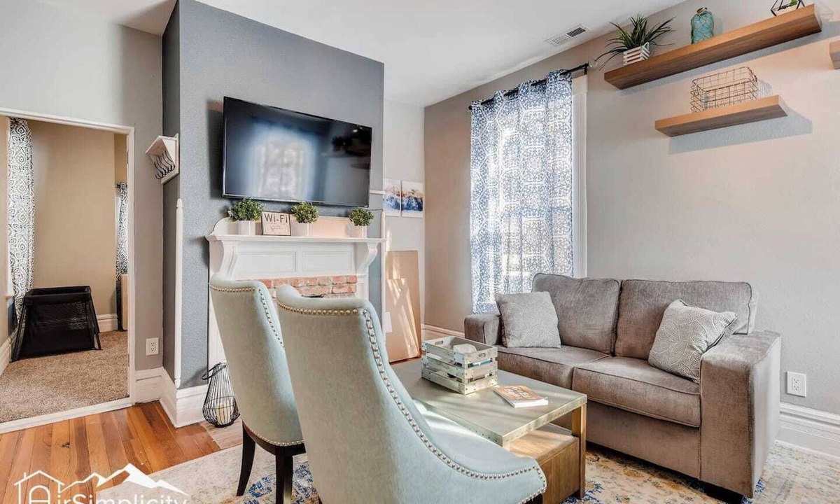 Central Colorado Springs Apartment | Victorian Duplex Renewed Interiors Walk to DT
