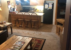 2 BR 1-1/4 Bath Dog friendly, Hi Country Haus 1st Flr WP Condo by river, Cozy!