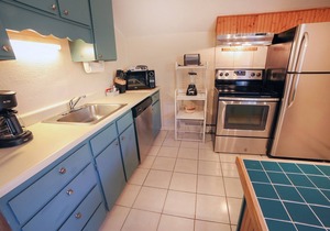Beautiful river and mountain views prevail from this 3-bedroom, 2-bath condo.