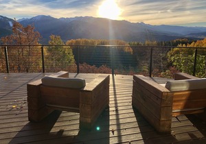 Chic Luxury Red Mountain Home | Panoramic Views