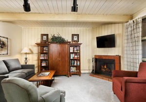 Concept 600 unit 308, Convenient Downtown Location, Private Deck, and Fireplace