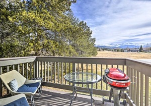 Condo with Balcony and Views - Steps to Ski Shuttle!