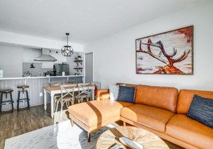 Condo with Balcony and Views - Steps to Ski Shuttle!