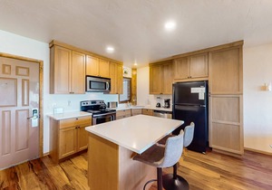 Condo with Fireplace & Outdoor Heated Pool