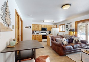 Creekside condo w/patio, fireplace & open layout perfect for a group getaway