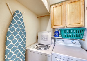 Elegant & spacious home with fireplaces, deck & garage access