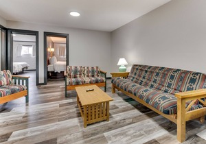 Family Room + full kitchen at Dolores Mountain Inn
