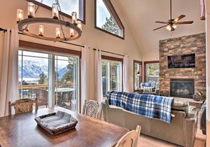 Gorgeous Twin Lakes Home with Deck Overlooking Mtns!