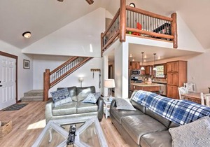 Gorgeous Twin Lakes Home with Deck Overlooking Mtns!
