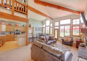 Grand Elk Golf Club On-Site: Mtn-View Home w/Deck