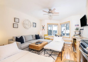 Modern Comfort with Hillside Views from Bay Window, River Trail Steps Away