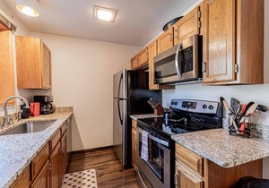 Remodeled & Immaculate! Walk to Resort & Steps to FreeBus+Pool-HotTub-Grill-W/D in Unit-Fireplace
