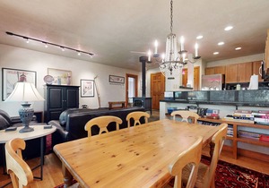 Renovated Creekside Condo w/Wood Stove & Shared Hot Tub/Pool - Steps to Shuttle