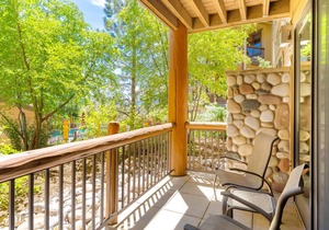 Ski-in/out condo with W/D, gas fireplace, pool, hot tub, & free WiFi