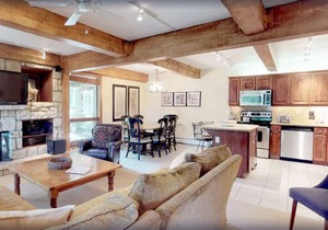 Ski-in ski-out 3 bedroom condo with private patio, hot tub & heated pool