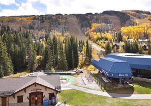 True ski-in/ski-out directly at the base of Vail Mountain. Outdoor pool!