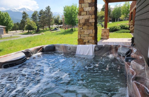 Stanley Hills Condo | A beautiful mountain getaway with hot tub, large deck, and mountain/lake views!