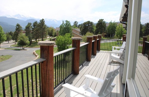 Stanley Hills Condo | A beautiful mountain getaway with hot tub, large deck, and mountain/lake views!