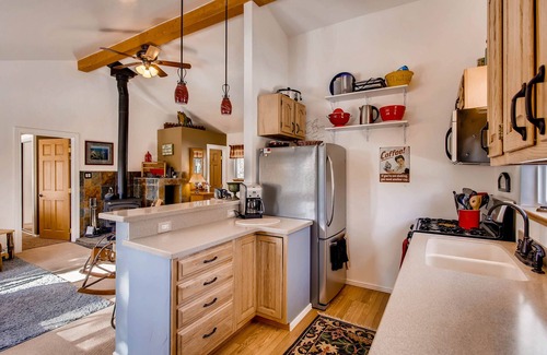 Alma Cabin | Cozy Home Among the Aspens, Pet Friendly w/Outdoor Gas Firepit - Elg Hus