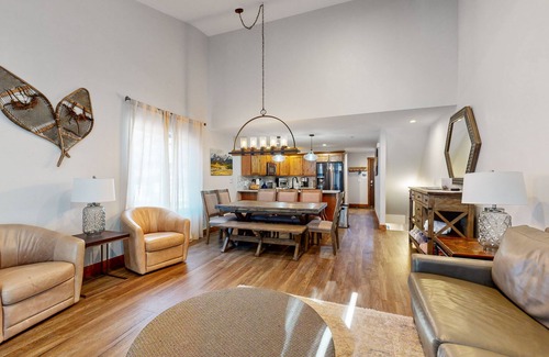 Winter Park House | Creekside townhome on bus route with lovely views, fireplace, W/D - dog-friendly