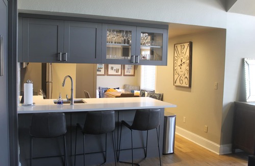 Mountain Village Condo | FALL SPECIAL! 1BR/2Bth Overlook Sunset Plaza-VIEWS, garage parking, fireplace