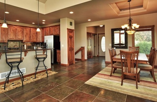 Stanley Hills Condo | Gorgeous home with large hot tub, vast mountain views--steps from The Stanley!