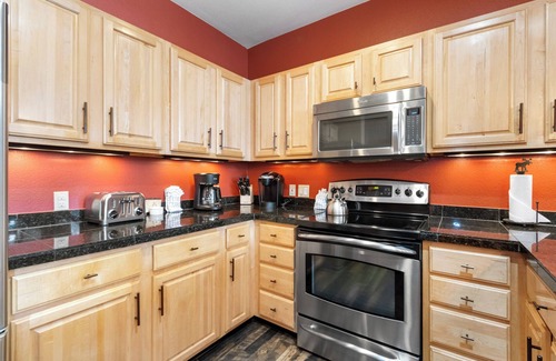 Mountain House Condo | Ideal Location Between River Run & Mountain House Base Area w/Mountain Views