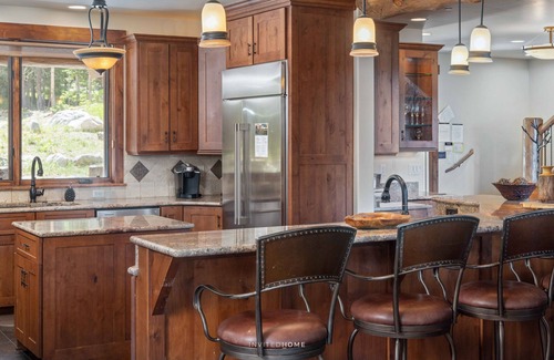 Breckenridge House | Log Cabin by InvitedHome | Wrap Around Deck, Hot Tub, Pizza Oven, Views, Ski