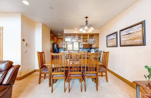 Steamboat Springs House | Mountain-view townhouse near skiing with pool, hot tub, tennis, & gas fireplace