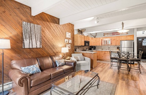 Peak 9 Condo | New! Spacious 1 BD near Lifts and Town. Hot tubs!
